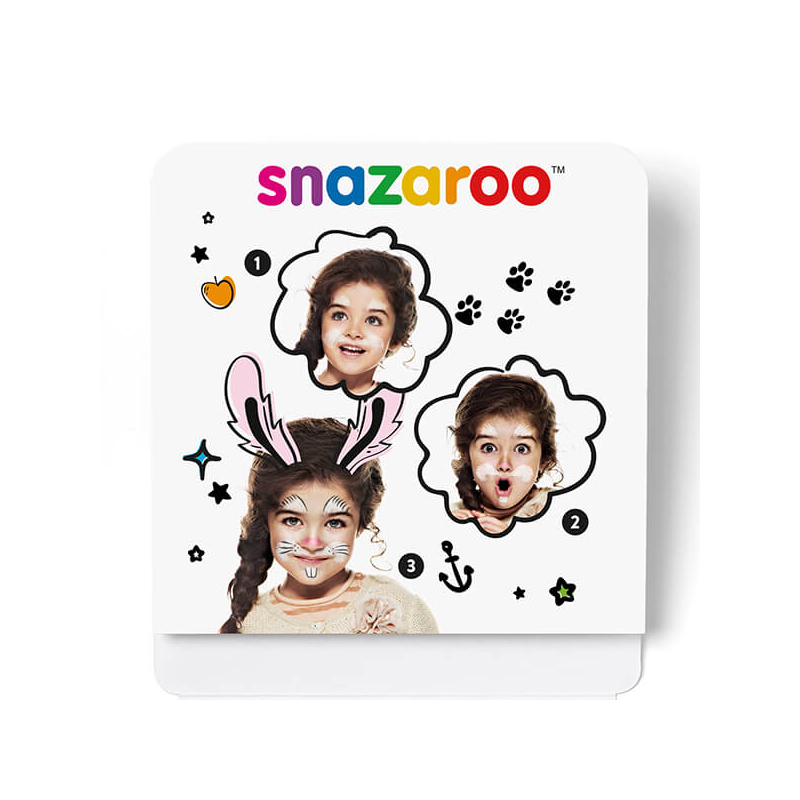 Snazaroo arcfesték készlet, mini - nyuszi