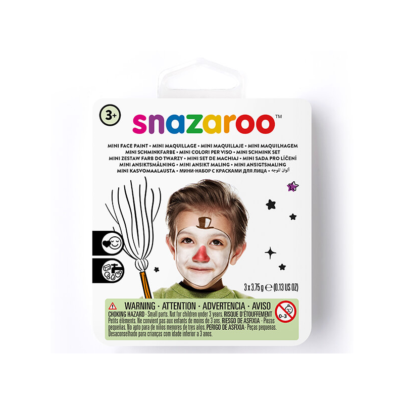 Snazaroo arcfesték készlet, mini - hóember