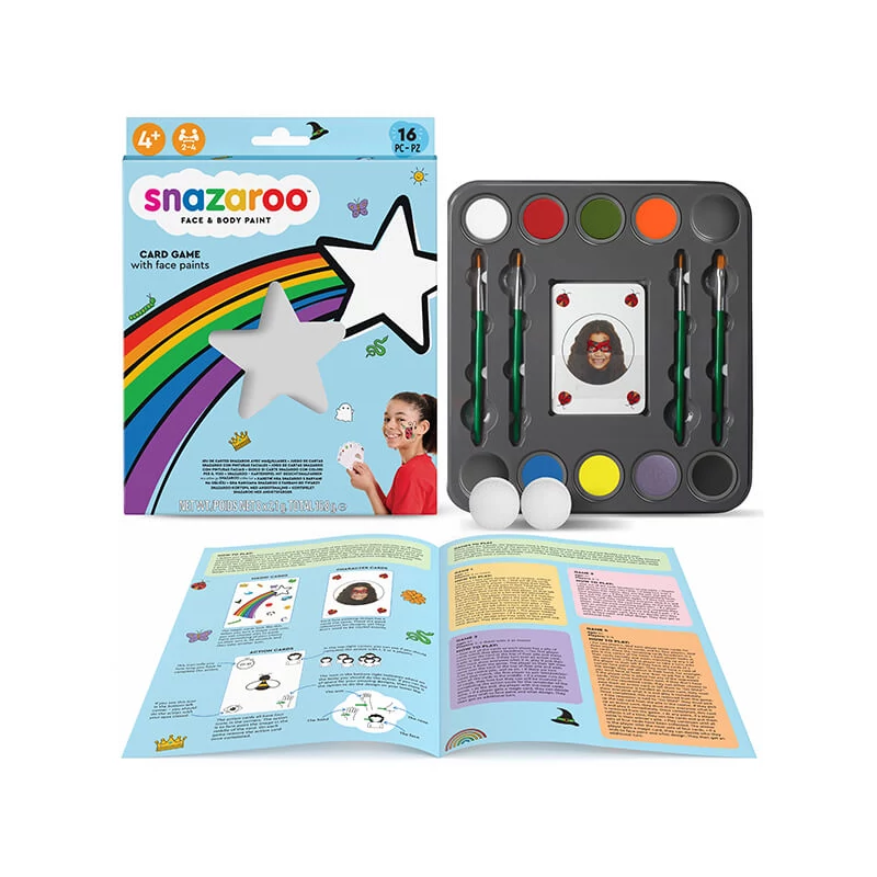 Snazaroo arcfesték készlet - Családi arcfestés kártyajáték