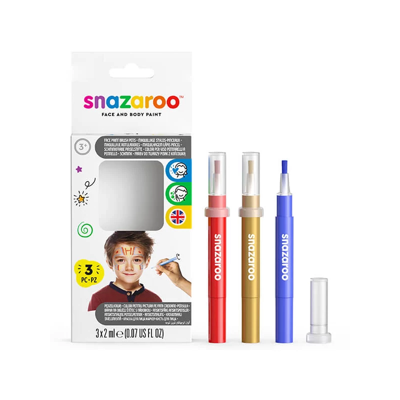 Snazaroo arcfestő toll készlet - Adventure