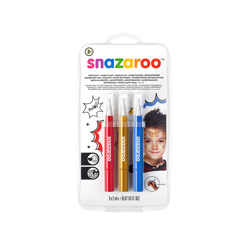 Snazaroo arcfestő toll készlet - Adventure
