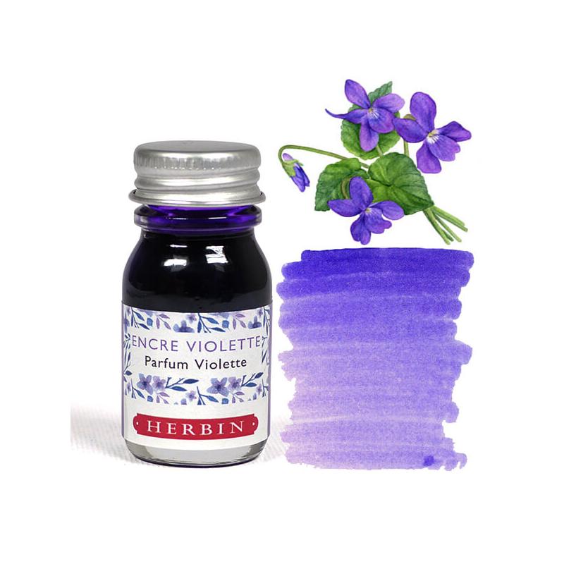 Illatos tinta, J. Herbin, 10 ml - lila tinta, ibolya illat
