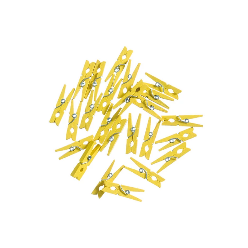 Facsipesz, 30 mm, 24 db - sárga