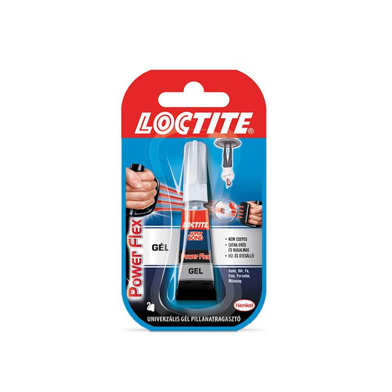 Loctite,  Super Bond Power Flex Gel pillanatragasztó, 2 g