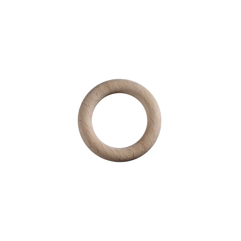 Fa alapkarika bükkfából, álomfogó - 5,6 cm, 6 db