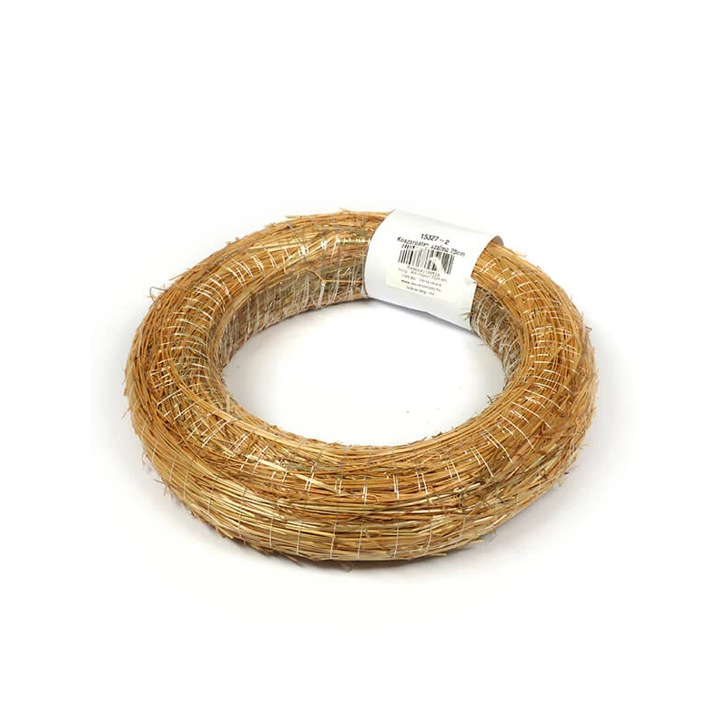 Szalma koszorúalap - 25 cm
