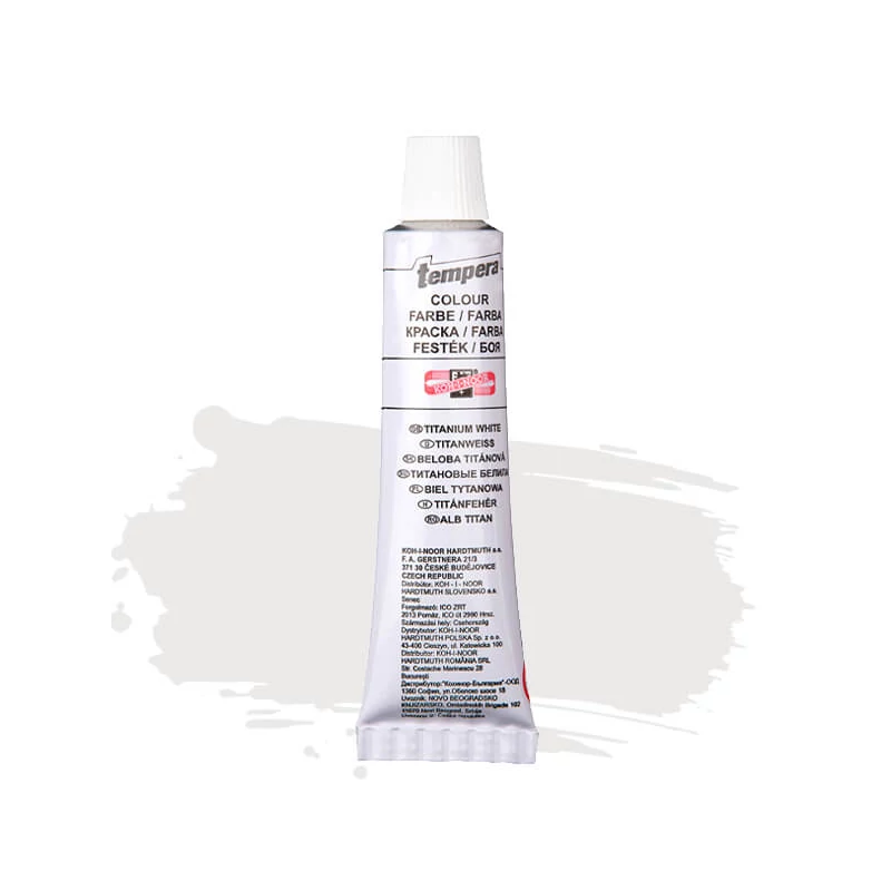 KOH-I-NOOR tempera, 16 ml - titánfehér
