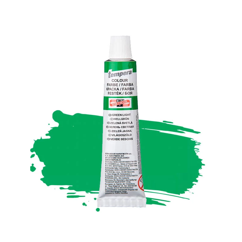 KOH-I-NOOR tempera, 16 ml - világoszöld