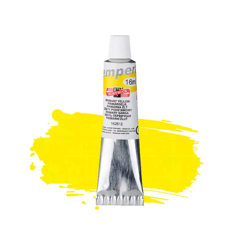 KOH-I-NOOR tempera, 16 ml - primary sárga