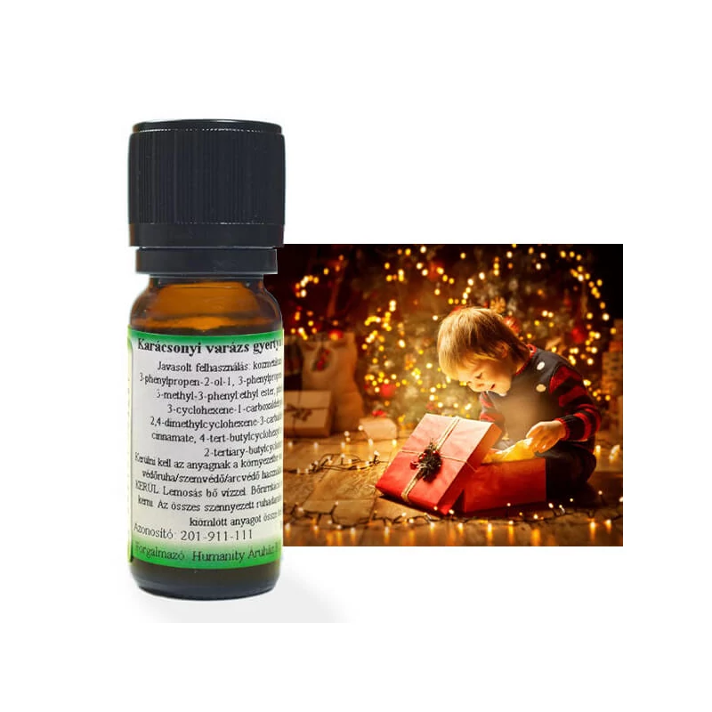 Illóolaj gyertyához, 10 ml - karácsonyi varázs gyertyaillat	
