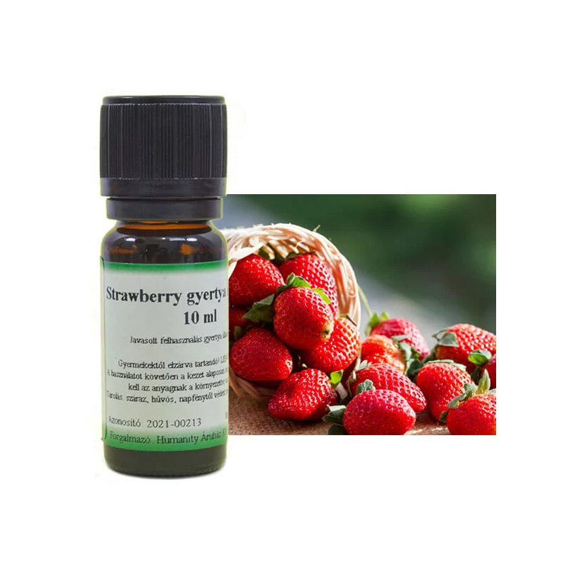 Illóolaj gyertyához, 10 ml - eper gyertyaillat