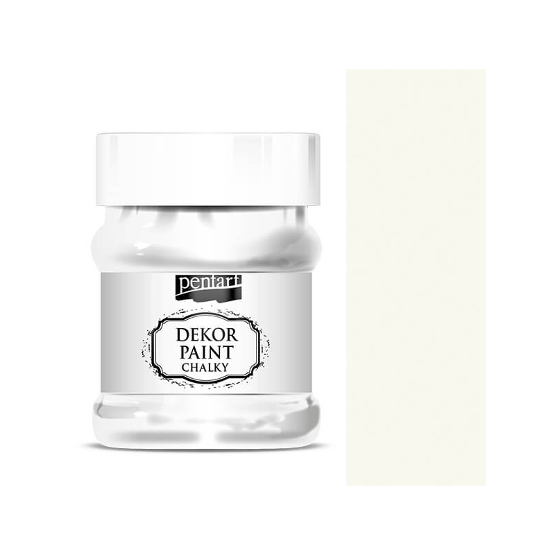 Pentart Dekor Paint Chalky krétafesték, 230 ml - fehér