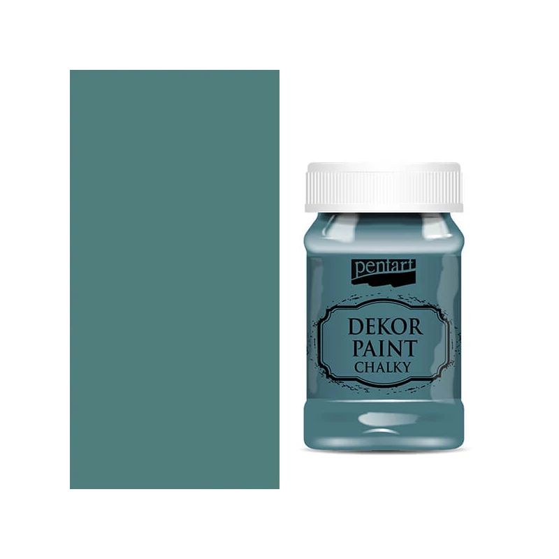 Pentart Dekor Paint Chalky krétafesték, 100 ml - méregzöld