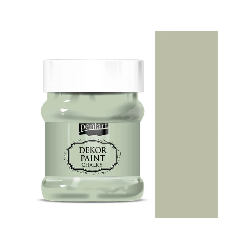 Pentart Dekor Paint Chalky krétafesték, 230 ml - country-zöld