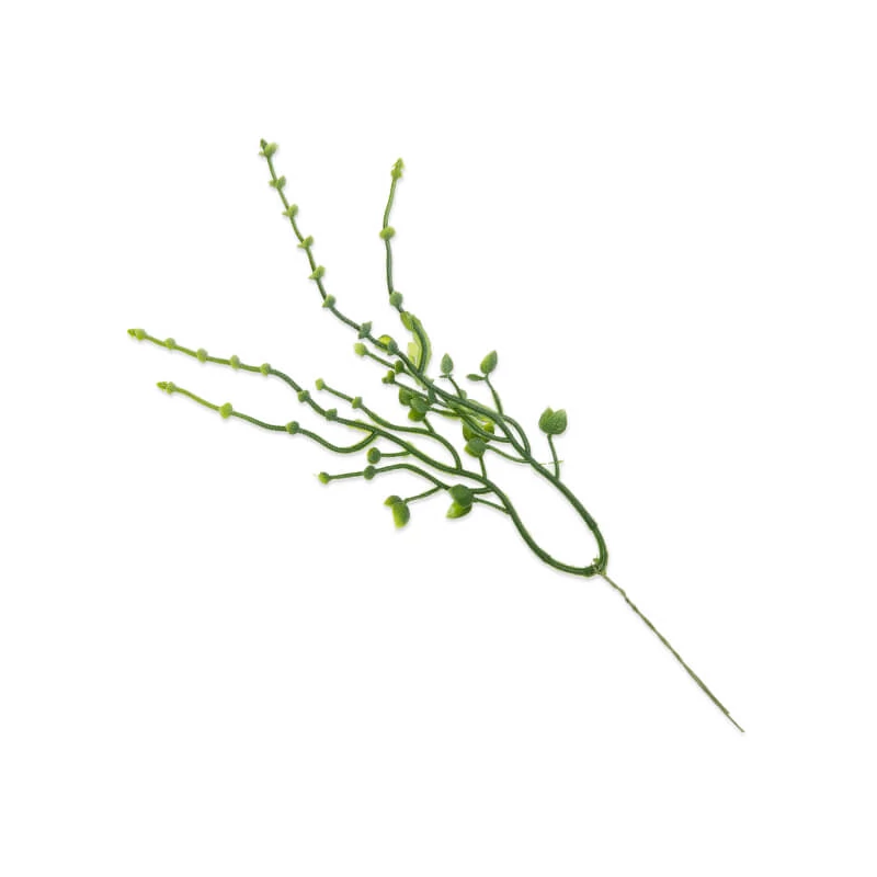 Művirág, betűzhető műnövény - inda, 17 cm, 6 db