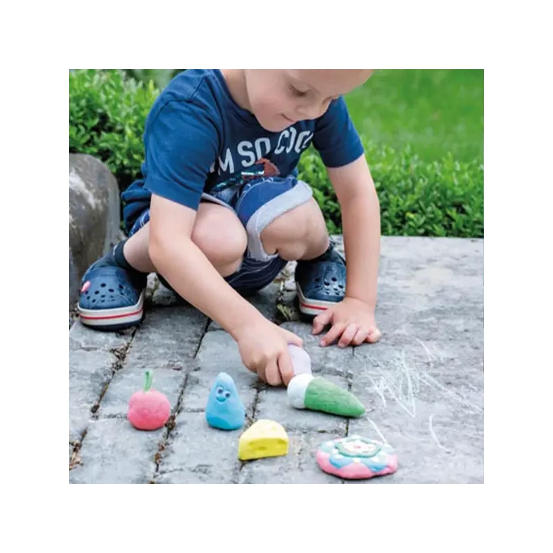 Gyurmakréta készlet, Creall Chalk Clay, Happy, 750g - 6 db-os