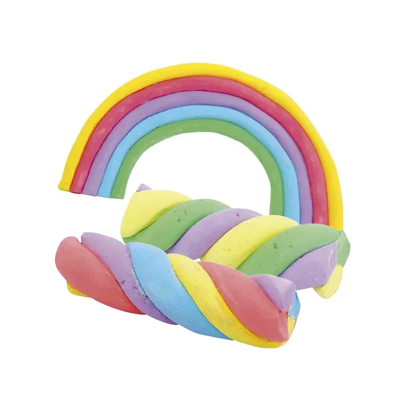 Gyurmakréta készlet, Creall Chalk Clay, Happy, 750g - 6 db-os