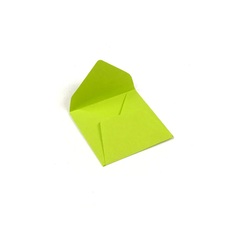 Boríték, mini, 61x61 mm, csomagban - 10 db, vegyes