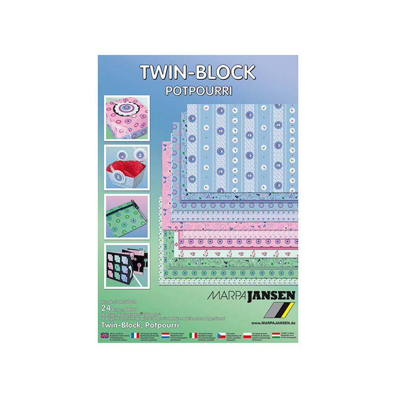 Twin-Block papírcsomag - potpourri
