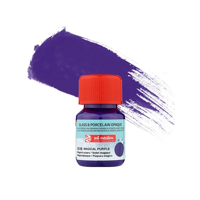 Art Creation üveg- és porcelánfesték, fedő, 30 ml - 5516 magical purple