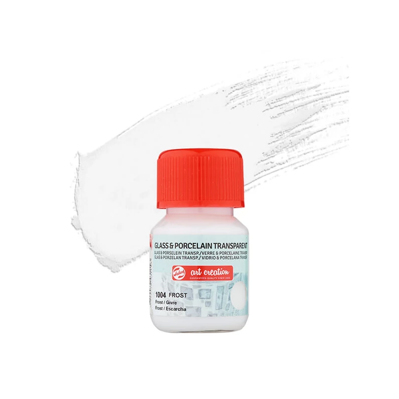 Art Creation üveg- és porcelánfesték, transzparens, 30 ml - 1004 frost