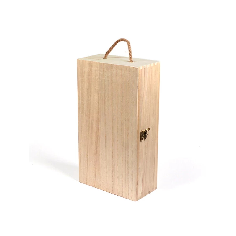 Fa bortartó, dupla - 35x20x10 cm, 2 palackhoz