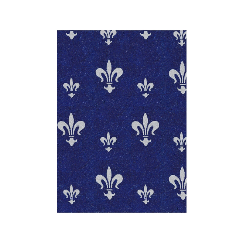 Rostselyem papír, A4 - francia liliom, kék-ezüst