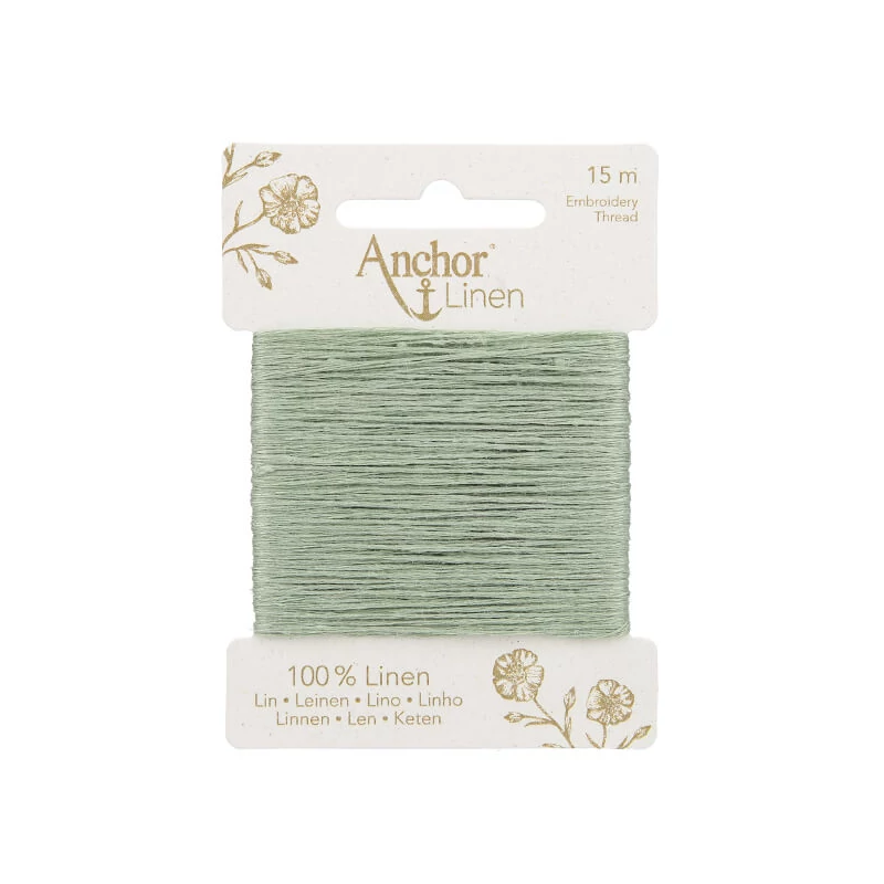 Hímzőfonal, Anchor Linen, 15 m - 24 aloe