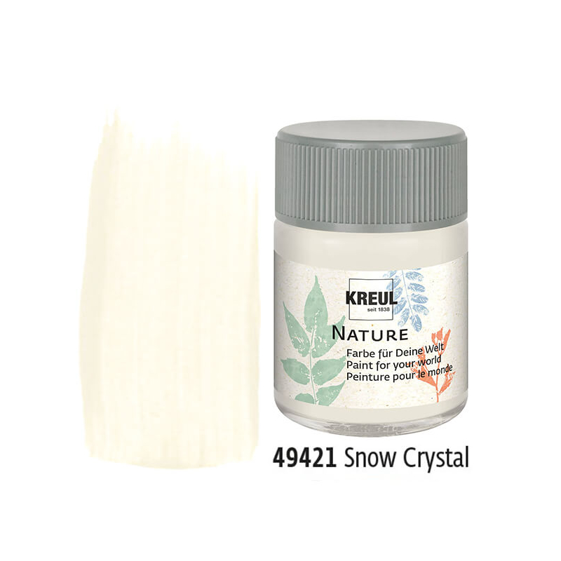 Kreul Nature természetes, ökológiai festék, 50 ml - snow crystal