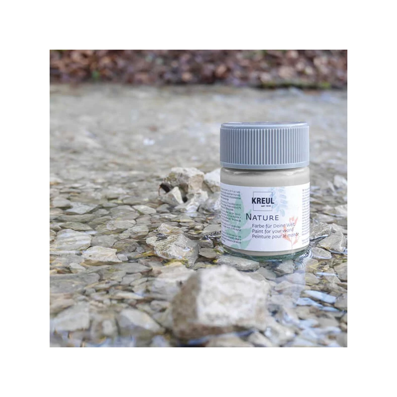 Nature természetes, ökológiai festék, Kreul, 50 ml - pebble stone