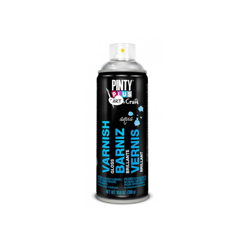 Lakkspray, 400 ml, Pinty Plus Art kézműves - fényes lakk, vízbázisú