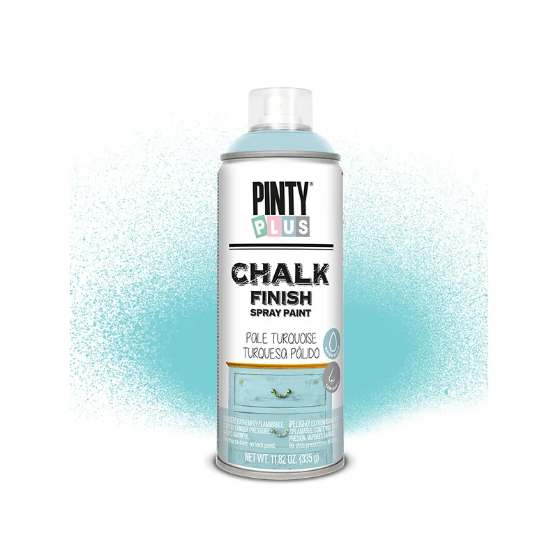Krétafesték spray, Chalk Paint, Pinty Plus - fakó türkiz