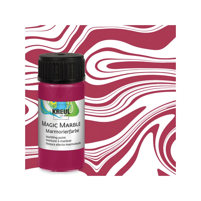 Márványozó festék, Kreul, 20 ml - rubin