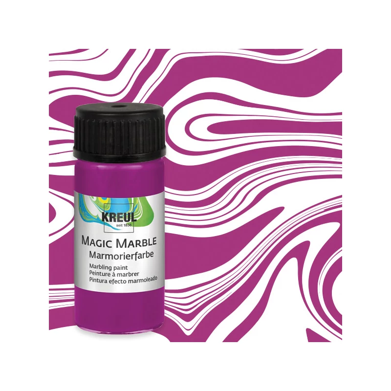 Márványozó festék, Kreul, 20 ml - magenta