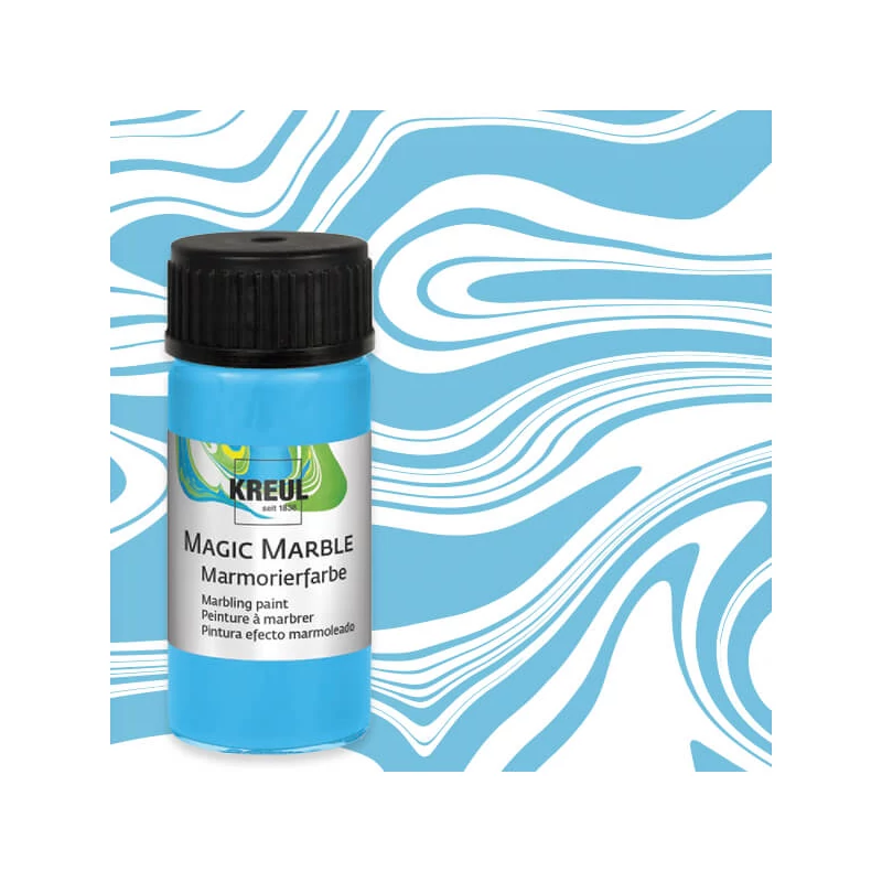 Márványozó festék, Kreul, 20 ml - világoskék