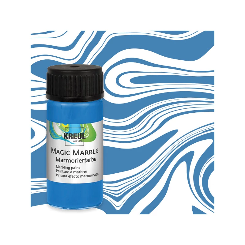 Márványozó festék, Kreul, 20 ml - kék