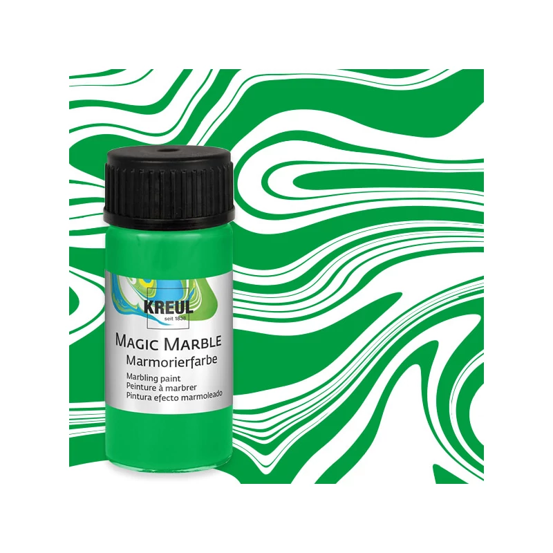Márványozó festék, Kreul, 20 ml - világoszöld
