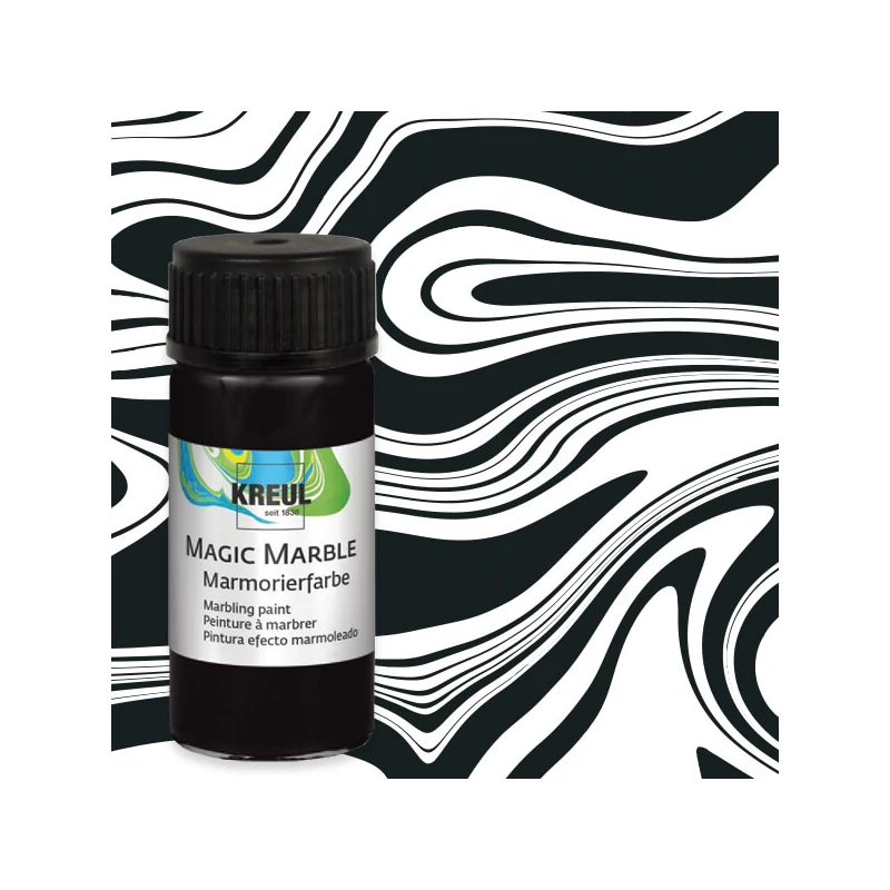 Márványozó festék, Kreul, 20 ml - fekete