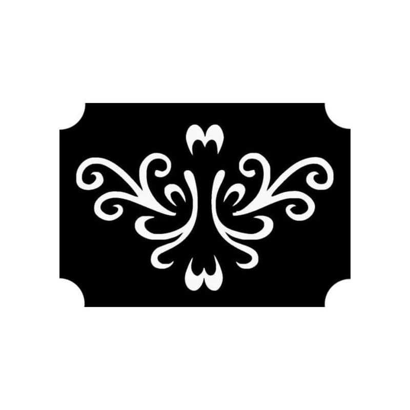 Tetováló sablon, öntapadós stencil - Indás 01