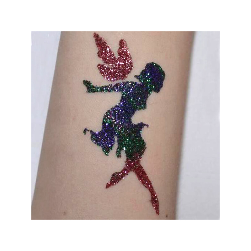 Tetováló sablon, öntapadós stencil - Tündér 03