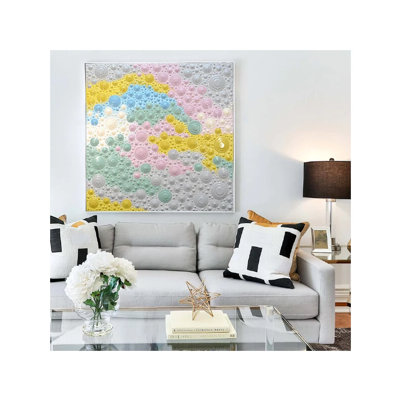 Pöttyöző festék készlet, Blob paint, 6x90 ml - Modern pasztell