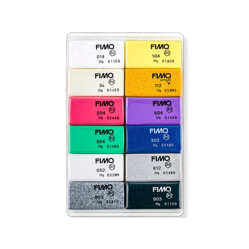 FIMO Effect Colour Pack süthető gyurma készlet, 12x25 g