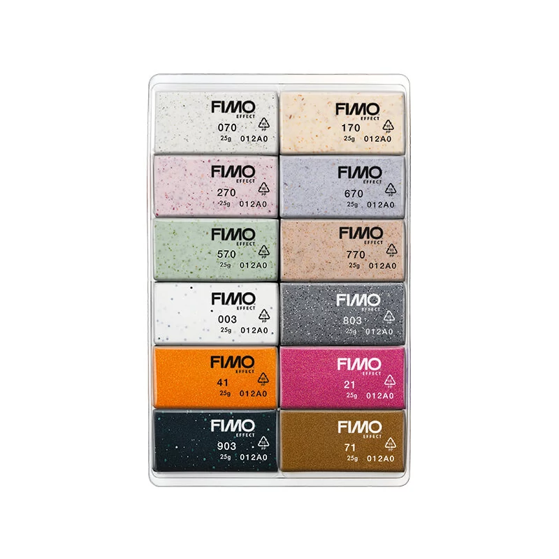 FIMO Effect Colour Pack süthető gyurma készlet, 12x25 g - Boho