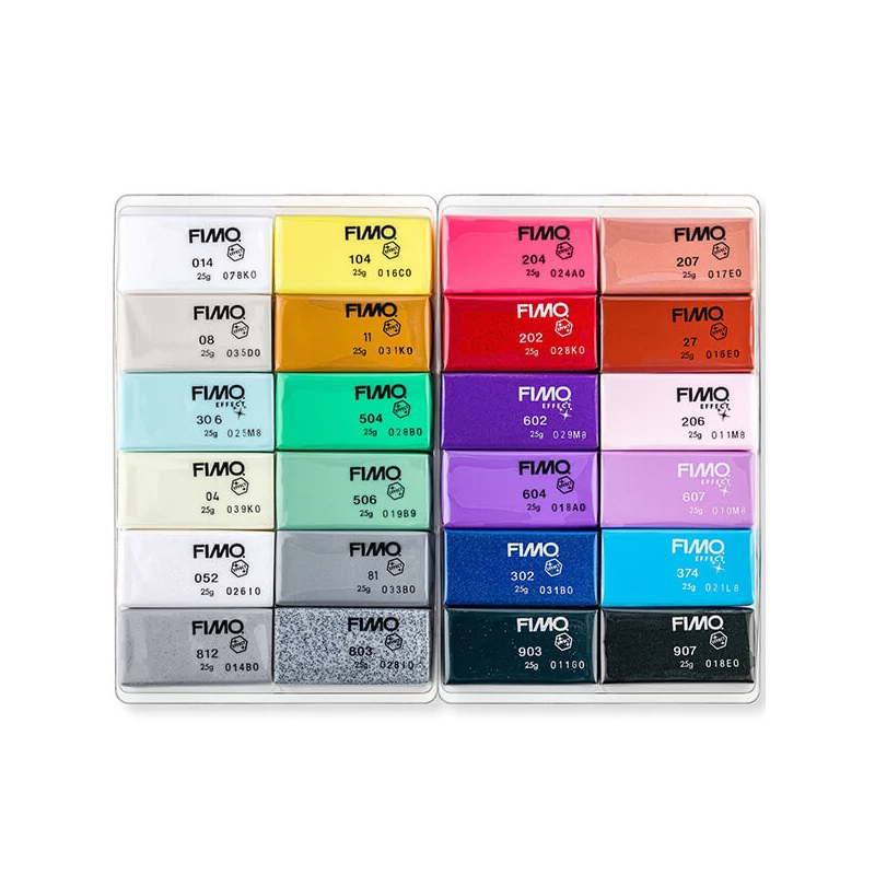 FIMO Effect Colour Pack süthető gyurma készlet, 24x25 g