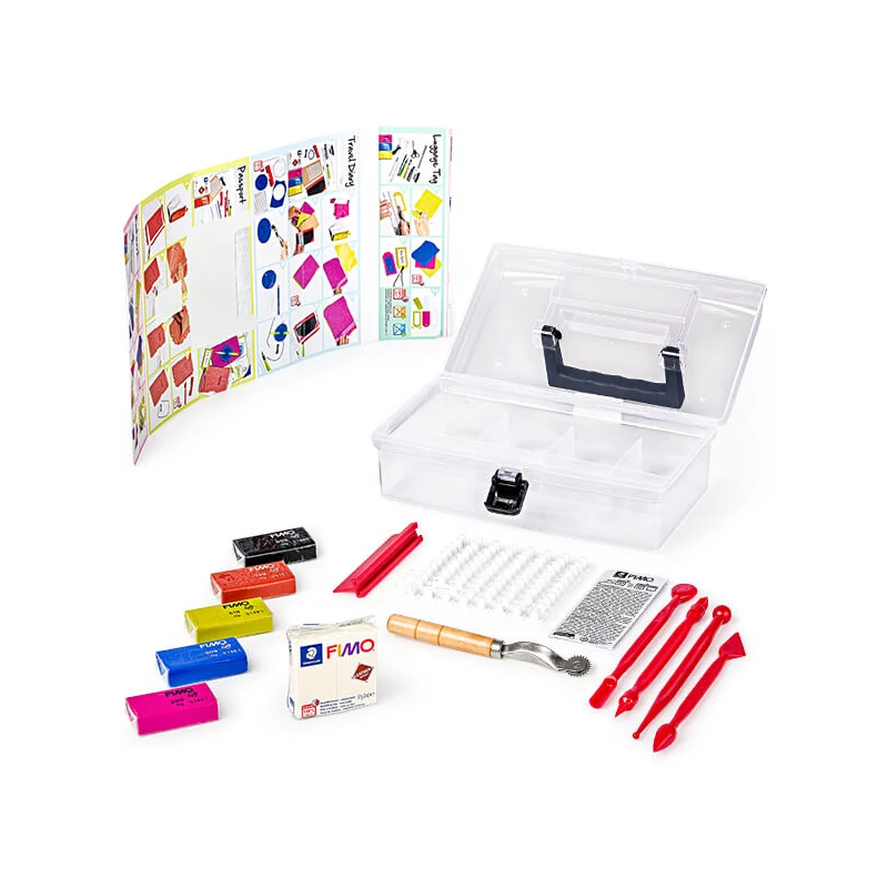 FIMO Tool box betűnyomó Leather süthető gyurma készlet