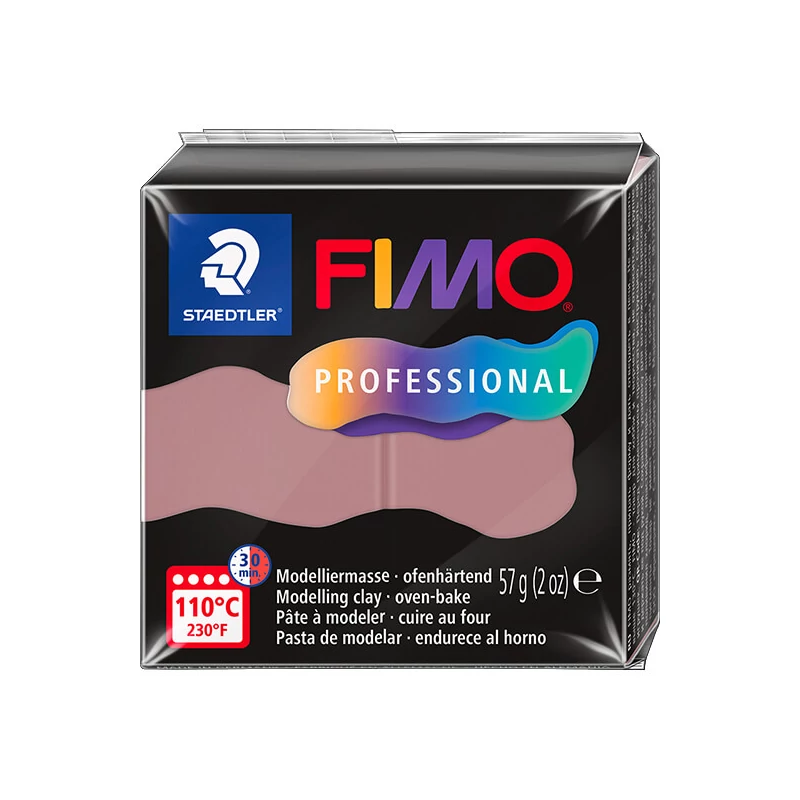 FIMO Professional süthető gyurma, 57 g - dusty pink (8040-20)