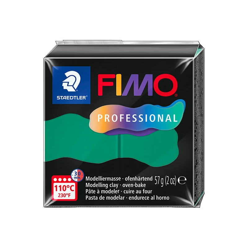 FIMO Professional süthető gyurma, 57 g - zöld, green (8040-500)