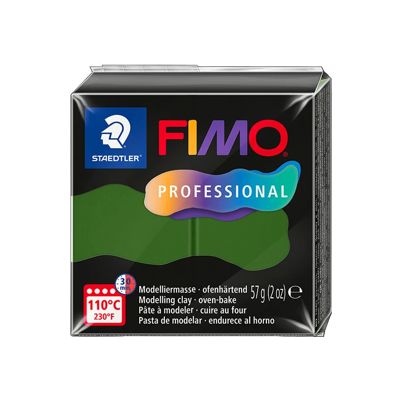 FIMO Professional süthető gyurma, 57 g - levélzöld, leaf green (8040-57)