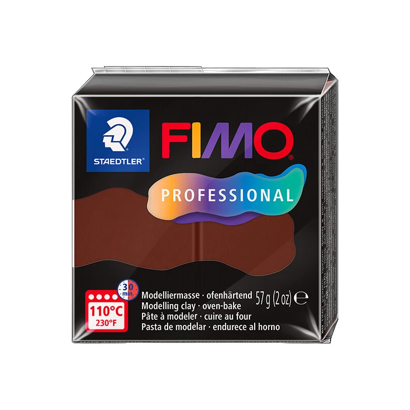 FIMO Professional süthető gyurma, 57 g - csokoládé, chocolate (8040-77)