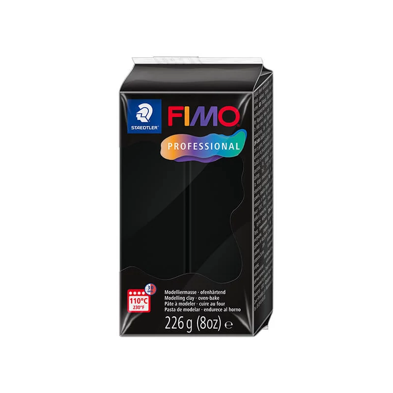 FIMO Professional süthető gyurma, 226 g - fekete (8042-9)